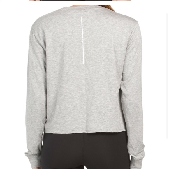 Peloton Long-Sleeved Active Top Gray M - Picture 2 of 3